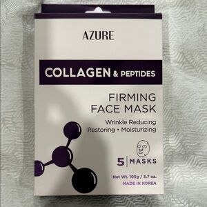 Azure Collagen & Peptides Firming Face Mask — Purple